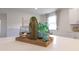 Kitchen island with quartz countertop, perfect for casual dining at 3215 Arch Ave, Ormond Beach, FL 32174