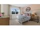 bedroom with volleyball theme and a window view at 3221 Arch Ave, Ormond Beach, FL 32174