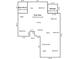 First floor layout featuring the living spaces including den, bedrooms, kitchen, and bathrooms at 3250 Dellbrook Dr, Deltona, FL 32738