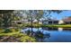 House with pond view in the backyard at 32712 Timberwood Dr, Leesburg, FL 34748