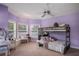 bedroom with bunk beds and bay window at 3413 Lilas Ct, Windermere, FL 34786