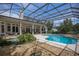 Screened pool and patio area at 3413 Lilas Ct, Windermere, FL 34786
