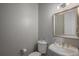 Powder room with sink and toilet at 3413 Lilas Ct, Windermere, FL 34786