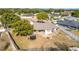 Aerial view showing house, spacious backyard, and neighborhood at 933 El Lago Ter, Winter Springs, FL 32708