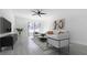 Bright and airy living room with sliding glass doors to patio at 12162 Graduate Dr, Orlando, FL 32826