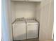 Laundry closet with washer and dryer included at 1230 Southstation Pl # 105, Orlando, FL 32809