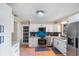 Modern kitchen with stainless steel appliances and granite countertops at 1309 Paradise Ln, Winter Park, FL 32792