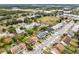 Aerial view of townhouses and surrounding neighborhood at 2755 Hunt Club Ln, Orlando, FL 32826