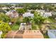 Aerial view highlighting townhouses and backyard space at 2755 Hunt Club Ln, Orlando, FL 32826