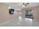 Dining area with sliding glass doors leading to a patio at 3251 Brewster Dr, Kissimmee, FL 34743