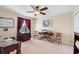 Home office with a desk, chairs and printer at 4847 Havilland Dr, Mount Dora, FL 32757