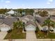 Aerial view showing house, community amenities, and landscape at 8106 Fan Palm Way, Kissimmee, FL 34747