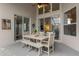 Outdoor patio with table and chairs, great for dining at 8106 Fan Palm Way, Kissimmee, FL 34747