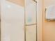 Small bathroom with shower and towel rack at 844 Sugar House Dr, Port Orange, FL 32129