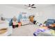 Bedroom with crib and mountain mural at 844 Sugar House Dr, Port Orange, FL 32129