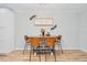 Bright dining area with a four-person table and chairs at 844 Sugar House Dr, Port Orange, FL 32129