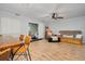Open living and dining area with tile floors and comfortable seating at 844 Sugar House Dr, Port Orange, FL 32129