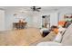 Open living and dining area with tile floors and comfortable seating at 844 Sugar House Dr, Port Orange, FL 32129