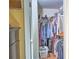 Walk-in closet with ample hanging and shelving space at 1102 Victoria Glen Dr, Sanford, FL 32773