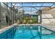 Inviting screened pool with plenty of space for relaxation at 1406 Saxon Dr, New Smyrna Beach, FL 32169