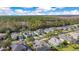 Aerial view of houses and landscape in a residential area at 1763 Stargazer Ter, Sanford, FL 32771