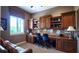 Spacious home office with built-in desk and cabinets at 2224 Alaqua Dr, Longwood, FL 32779