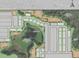 Community overview with site plan showing home locations and green spaces at 2468 Penguin Blvd, Davenport, FL 33837