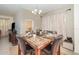 Dining area with a granite table and seating for four at 250 Merry Brook Cir, Sanford, FL 32771