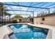 Beautiful pool with covered screened enclosure offering an inviting outdoor retreat at 2717 Rose Moss Ln, Orlando, FL 32807