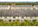 Aerial view of townhouses with identical roofing at 3196 Crown Jewel Ct, Winter Park, FL 32792