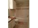 Clean bathroom with shower/tub combo and updated fixtures at 3700 Castle Pines Ln # 4032, Orlando, FL 32839