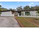 White stucco home with a modern design, black accents, and nicely landscaped front yard at 409 San Sebastian Prado, Altamonte Springs, FL 32714