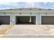 Attached garage with paver driveway at 627 Bayhawk St, Debary, FL 32713