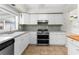 Modern kitchen featuring white cabinets, stainless steel appliances, and tile backsplash at 1012 N Ferncreek Ave, Orlando, FL 32803