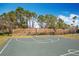 Outdoor basketball court with fence and trees at 13651 Eridanus Dr, Orlando, FL 32828