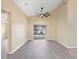 Dining area with pool view and ceiling fan at 148 Imperial Oak Ct, Davenport, FL 33896