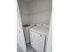 Laundry room with washer and dryer included at 1603 Gardiner St, Haines City, FL 33844