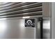 Close-up of a stainless steel FORNO refrigerator at 25335 Troon Ave, Sorrento, FL 32776