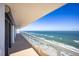 Relaxing balcony with ocean views at 3000 N Atlantic Ave # 17, Daytona Beach, FL 32118