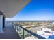 Spacious balcony with panoramic ocean views at 3000 N Atlantic Ave # 17, Daytona Beach, FL 32118