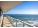 Stunning ocean view from a private balcony at 3000 N Atlantic Ave # 17, Daytona Beach, FL 32118