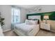 Comfortable bedroom with a queen-size bed and window views at 3818 Royal Azalea Way, Sanford, FL 32773