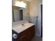 Bathroom featuring a single sink vanity with a white countertop and chrome faucet at 4131 Yorketowne Rd, Orlando, FL 32812