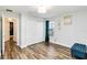 Spacious bedroom with double doors leading to hallway at 436 E Jersey St, Orlando, FL 32806