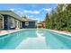 Relaxing pool in a private backyard setting at 512 E Gore St, Orlando, FL 32806