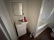 Small bathroom with a vanity and tub at 641 W Beresford Rd, Deland, FL 32720