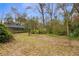 Wooded backyard with a partially cleared area at 8045 Happy Trl, Kissimmee, FL 34747