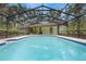 Relaxing screened pool area overlooking the backyard at 8045 Happy Trl, Kissimmee, FL 34747