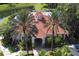 Aerial view of community clubhouse and pool area at 8511 La Isla Dr, Kissimmee, FL 34747