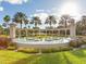 Resort entrance with fountain and landscaping at 8515 Sunrise Key Dr, Kissimmee, FL 34747